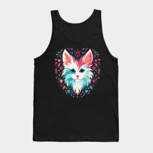 Turkish Angora Valentine Day Tank Top